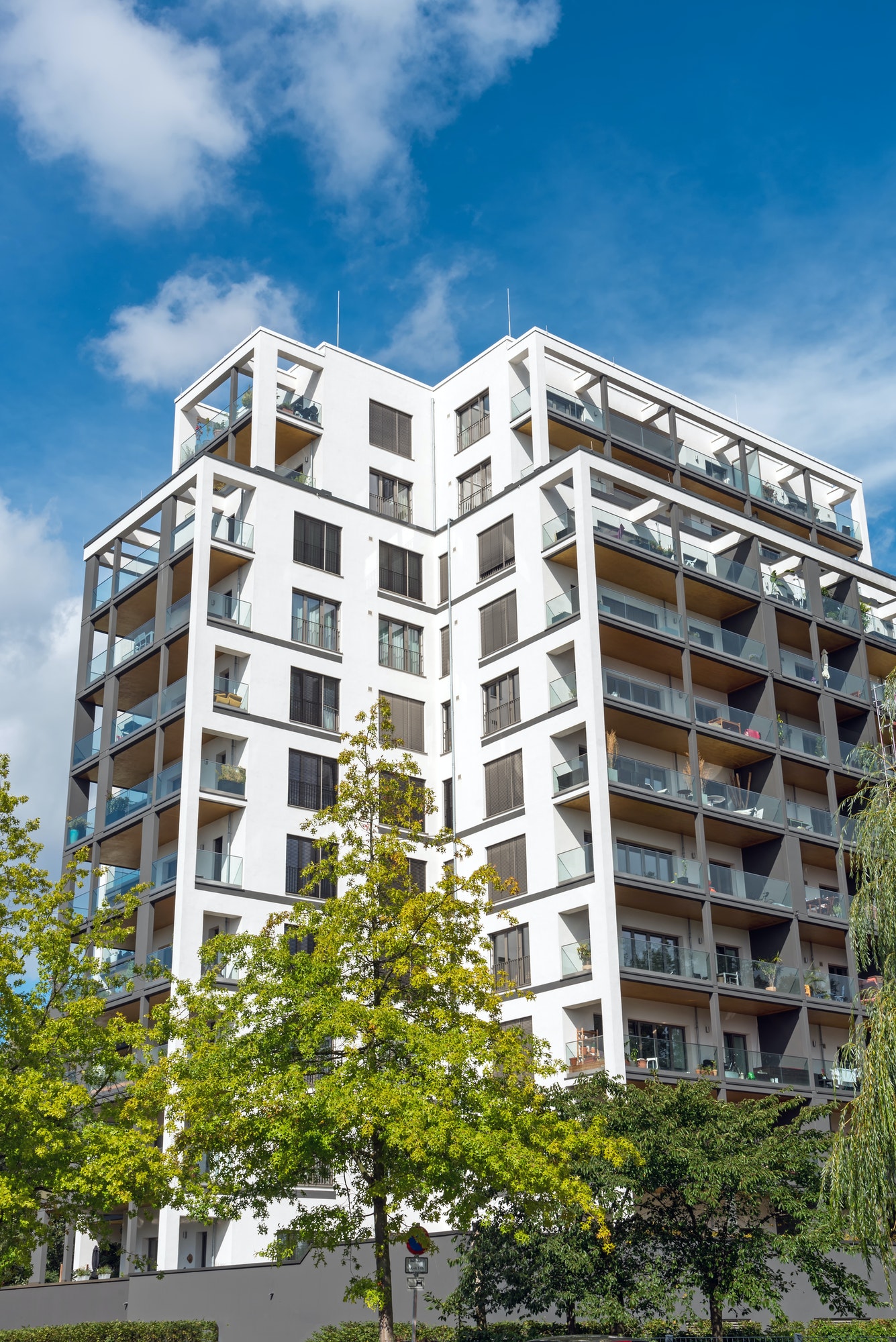 Big modern apartment house